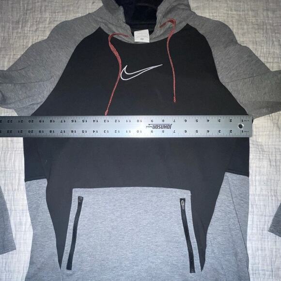 Nike Mens Medium - Thermafit Colorblock Pullover Hoodie - Zippered Pockets - Picture 7 of 10